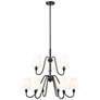 2_Gianna by Z-Lite Matte Black 9 Light Chandelier