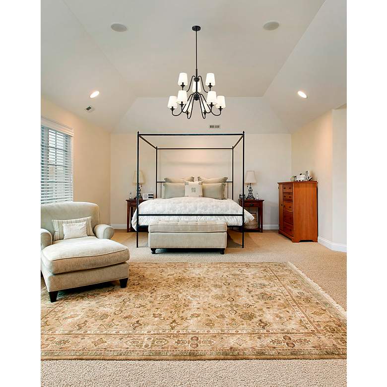 Image 3 Gianna by Z-Lite Matte Black 9 Light Chandelier more views