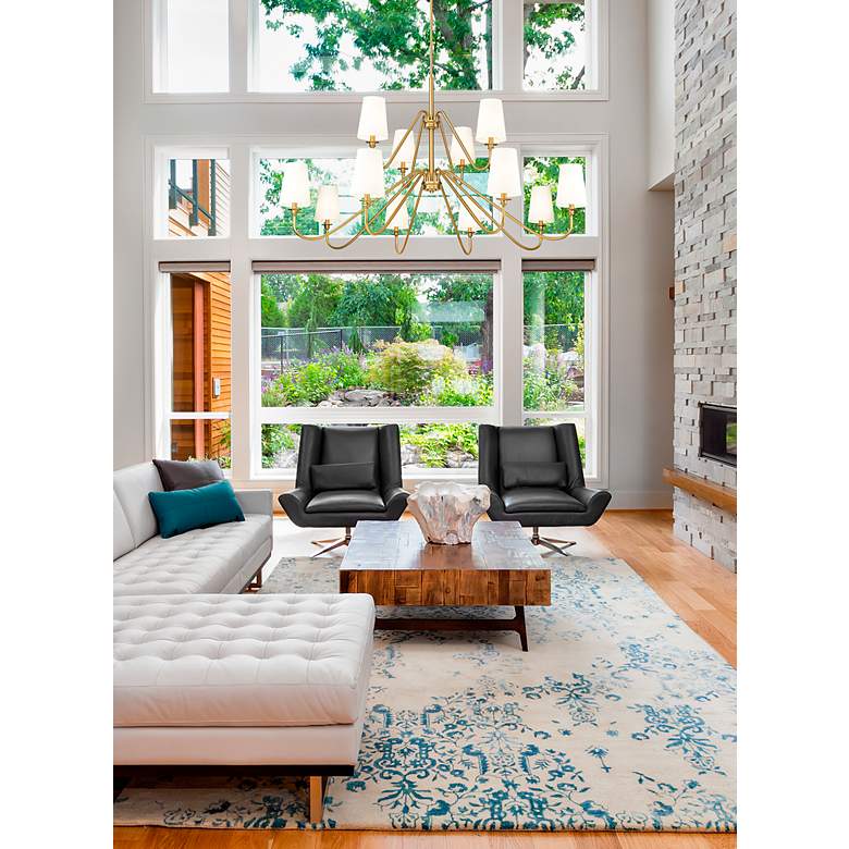 Image 3 Gianna by Z-Lite Modern Gold 12 Light Chandelier more views