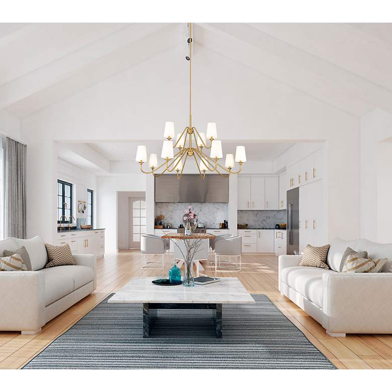 Image 4 Gianna by Z-Lite Modern Gold 12 Light Chandelier more views