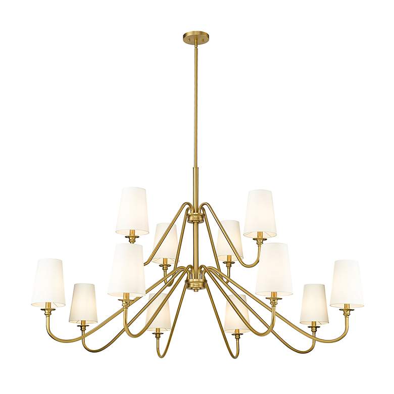 Image 5 Gianna by Z-Lite Modern Gold 12 Light Chandelier more views