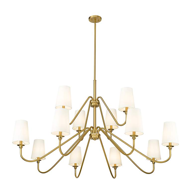 Image 6 Gianna by Z-Lite Modern Gold 12 Light Chandelier more views