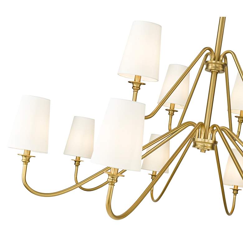 Image 7 Gianna by Z-Lite Modern Gold 12 Light Chandelier more views