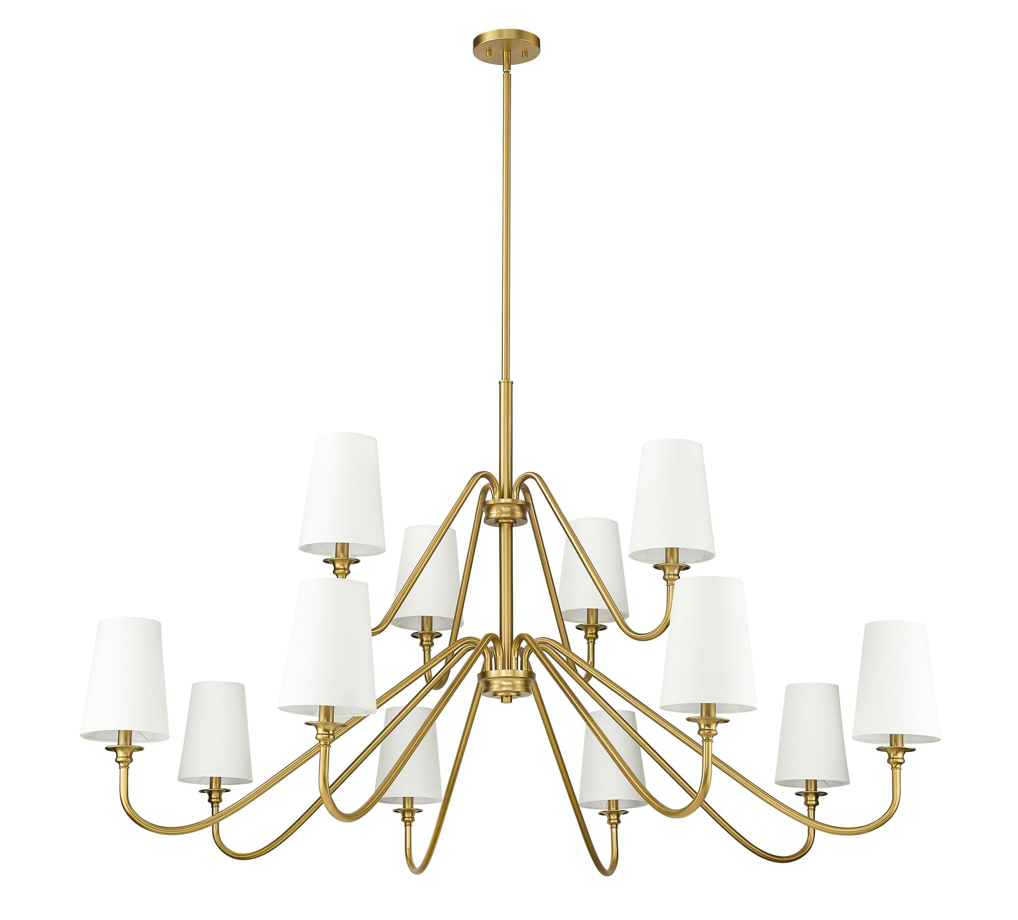 Gianna by Z-Lite Modern Gold 12 Light Chandelier