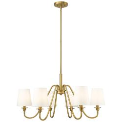 Gianna by Z-Lite Modern Gold 6 Light Chandelier