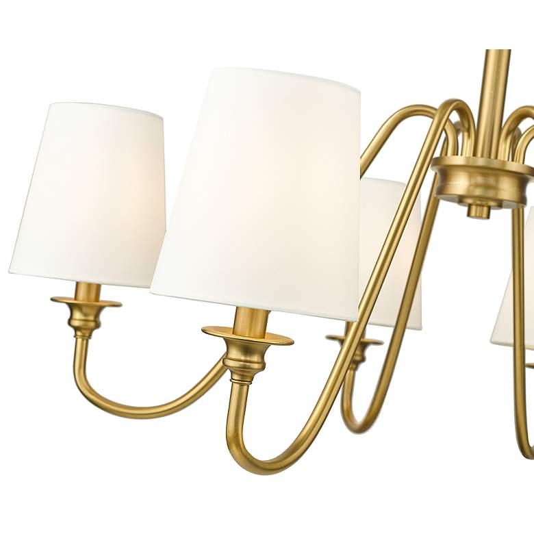 Image 7 Gianna by Z-Lite Modern Gold 6 Light Chandelier more views