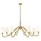 Gianna by Z-Lite Modern Gold 8 Light Chandelier