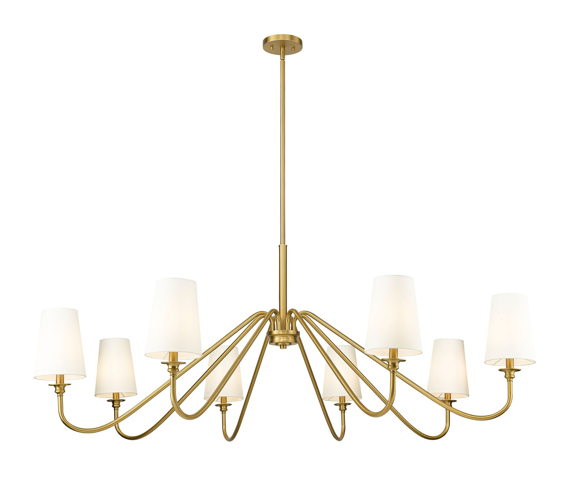 Image 5 Gianna by Z-Lite Modern Gold 8 Light Chandelier more views