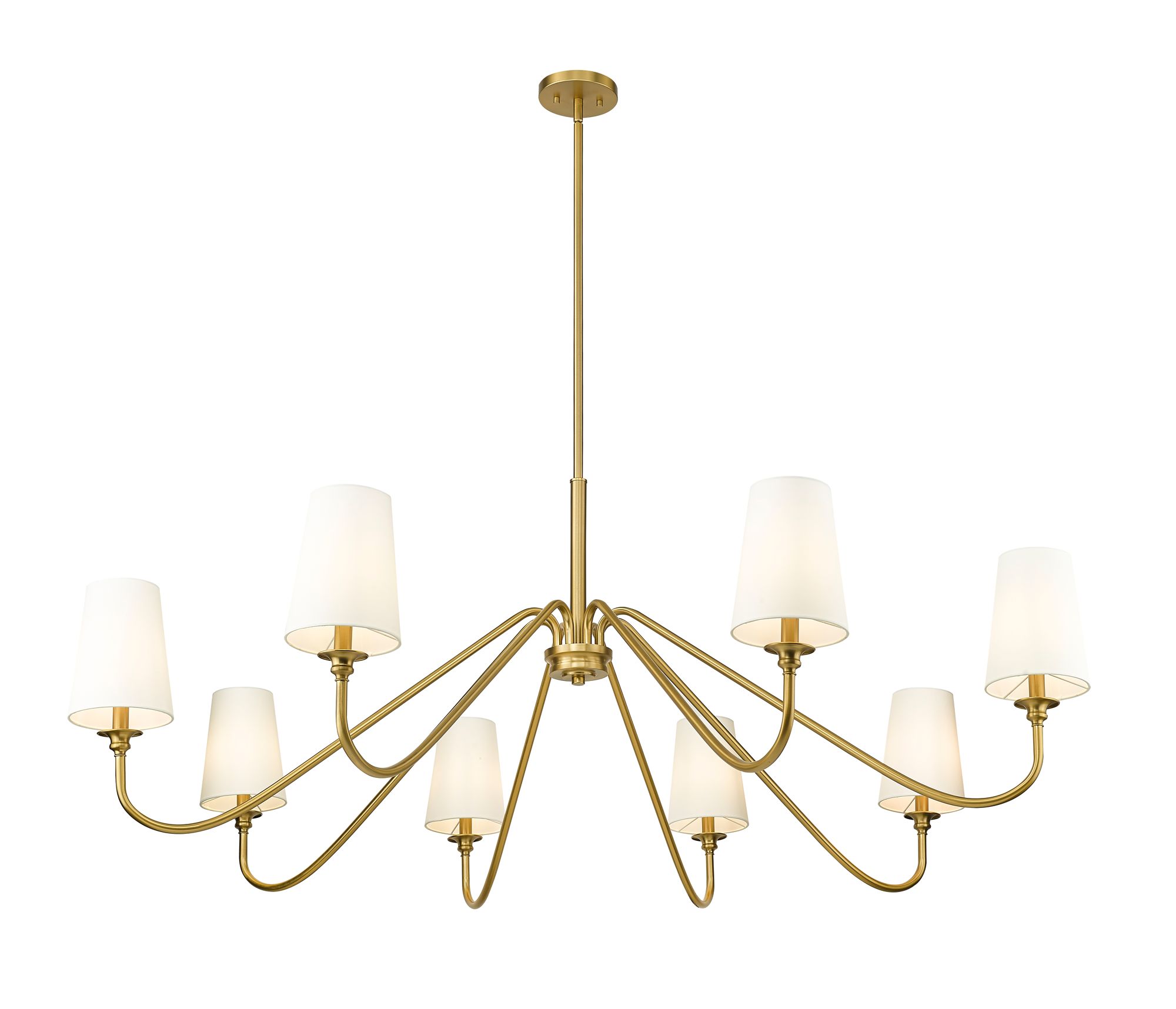 Image 6 Gianna by Z-Lite Modern Gold 8 Light Chandelier more views