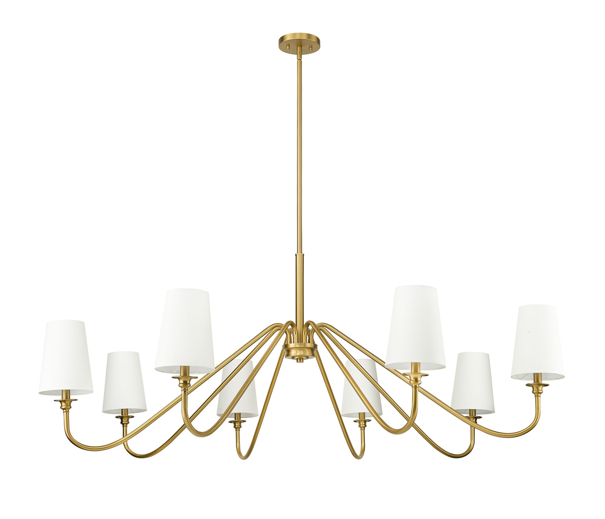 Gianna by Z-Lite Modern Gold 8 Light Chandelier