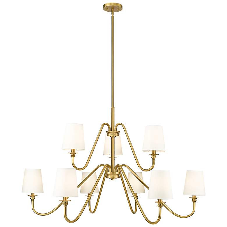 Image 1 Gianna by Z-Lite Modern Gold 9 Light Chandelier