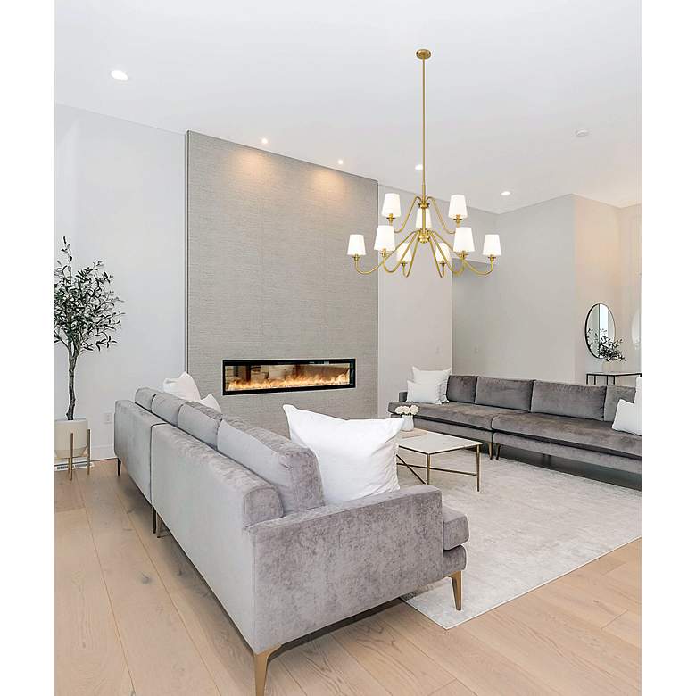 Image 2 Gianna by Z-Lite Modern Gold 9 Light Chandelier more views