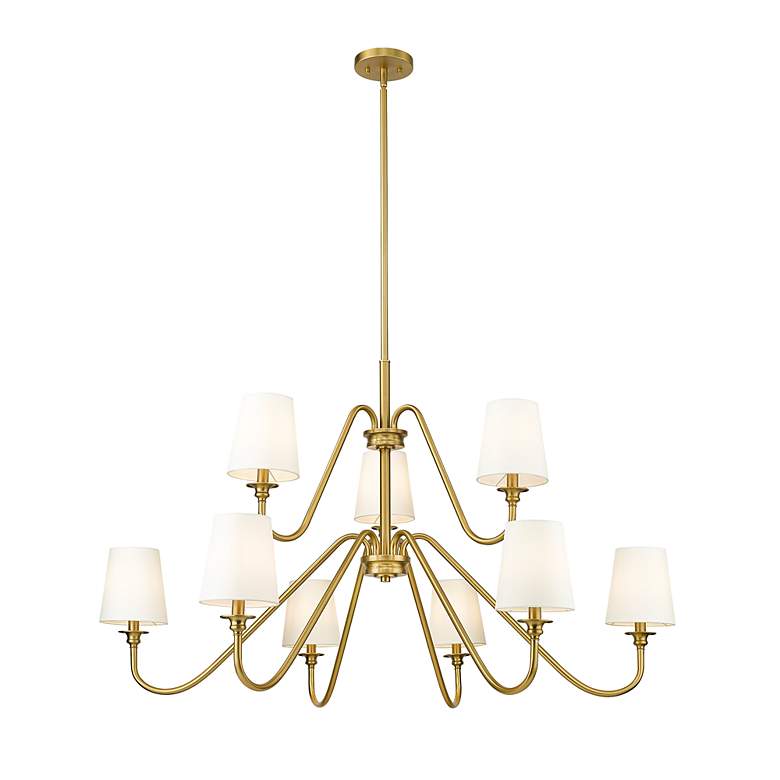 Image 4 Gianna by Z-Lite Modern Gold 9 Light Chandelier more views