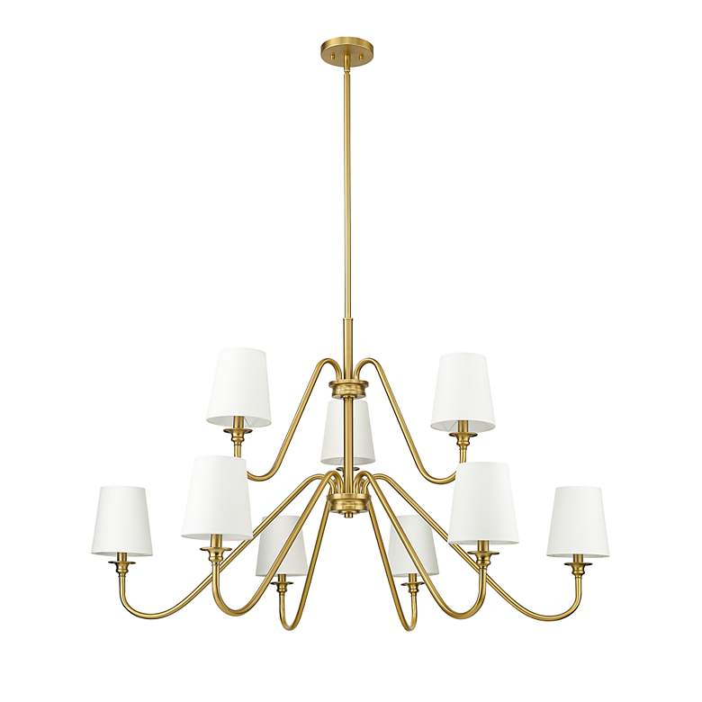 Image 7 Gianna by Z-Lite Modern Gold 9 Light Chandelier more views