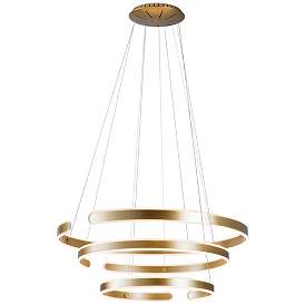Image1 of Gianni 39.4" Brushed Champagne Pendant
