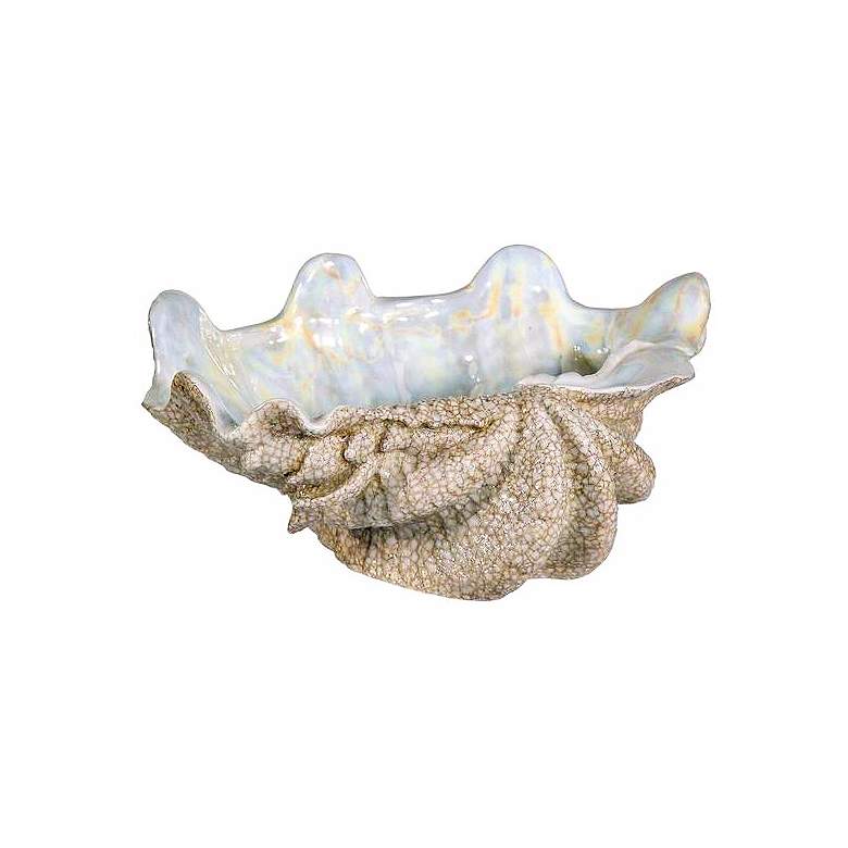 Image 1 Giant Clam Shell Natural Texture Porcelain Bowl