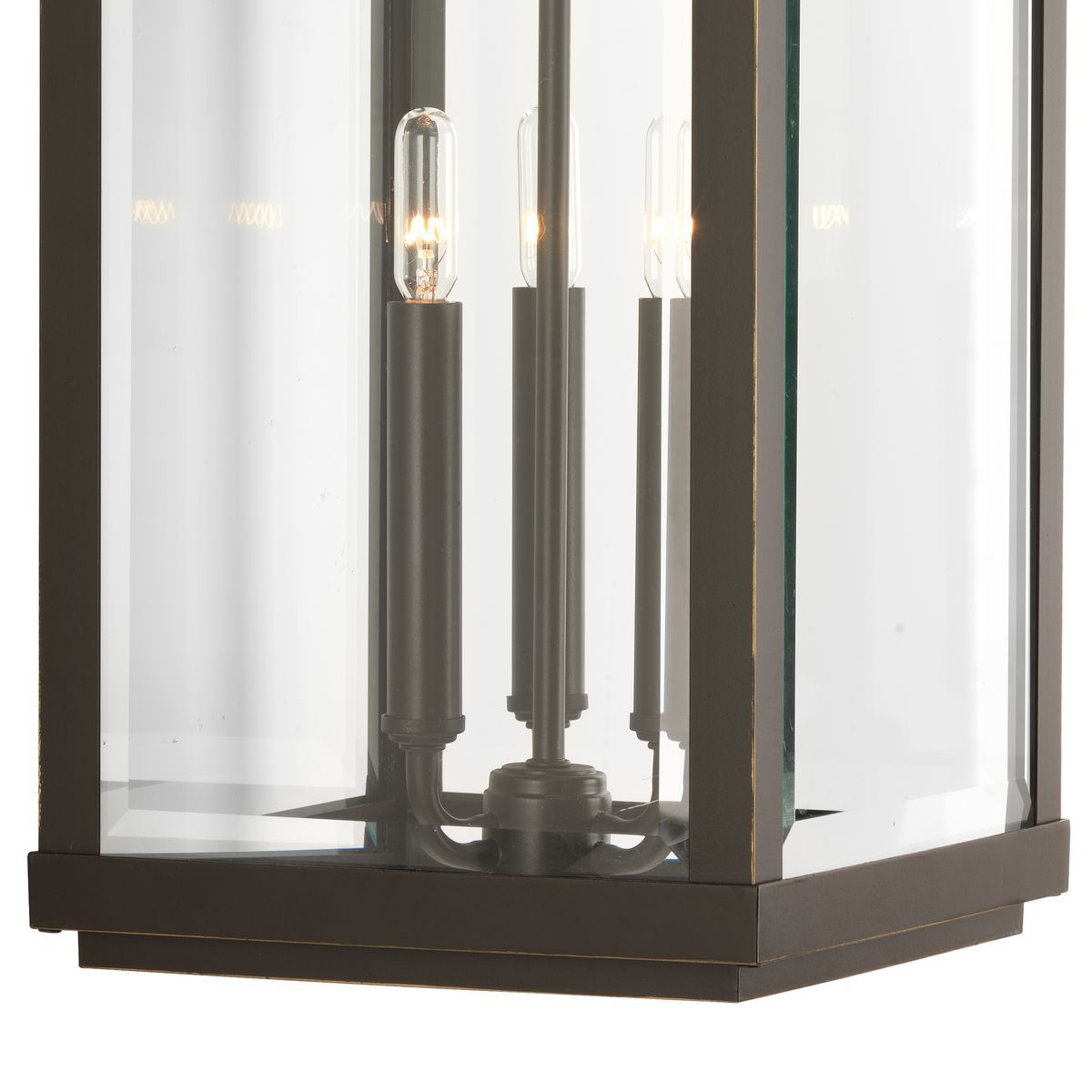 Image 5 Gibbes Street Collection Antique Bronze 3-Light Large Wall-Lantern more views