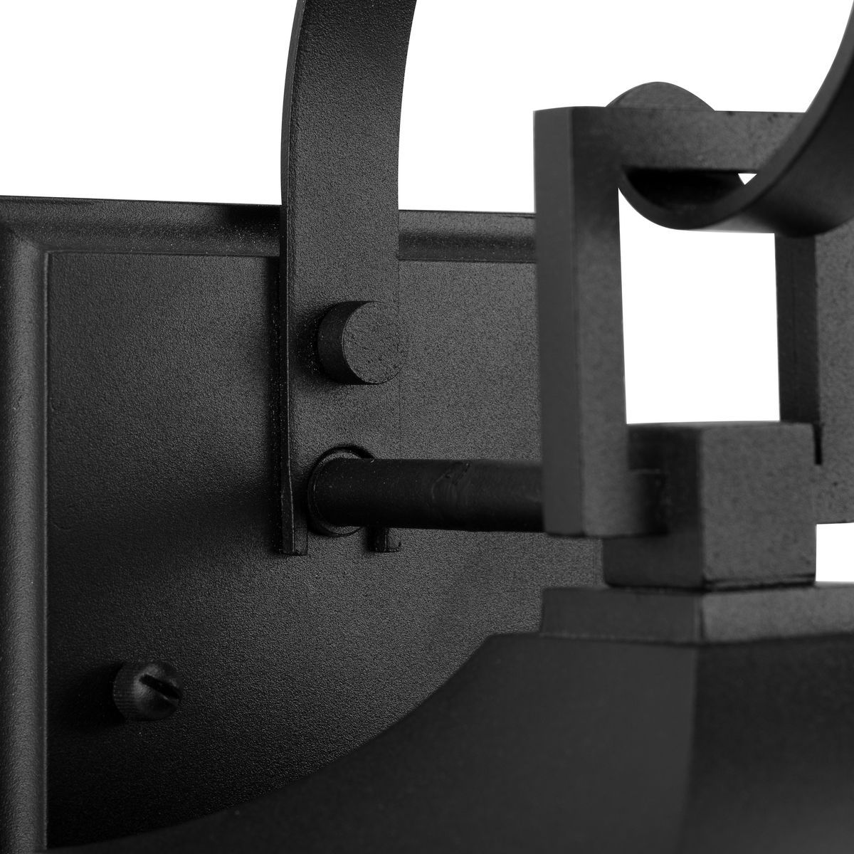 Image 5 Gibbes Street Collection Textured Black 1-Light Small Wall Lantern more views