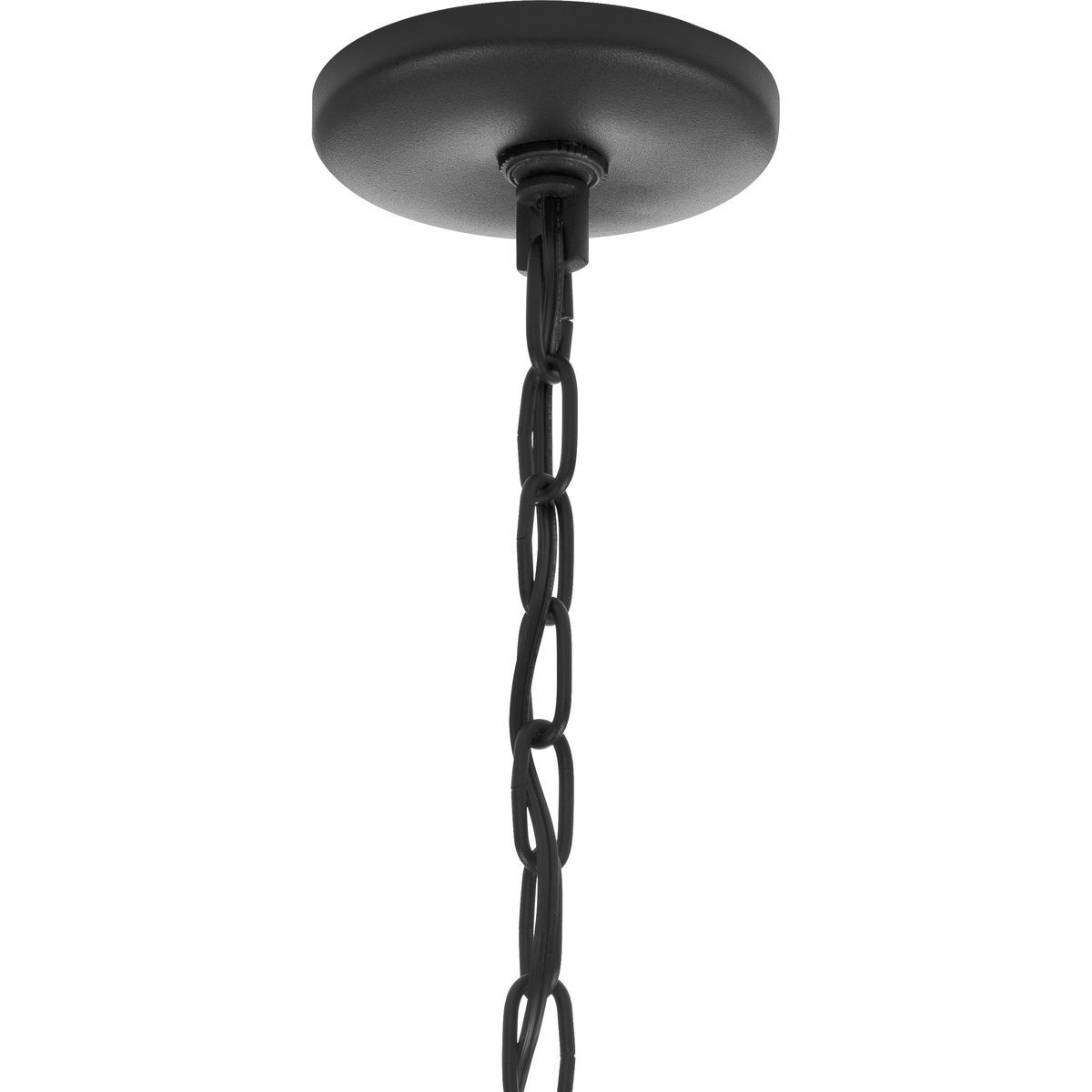 Image 5 Gibbes Street Collection Textured Black 3-Light Hanging Lantern more views