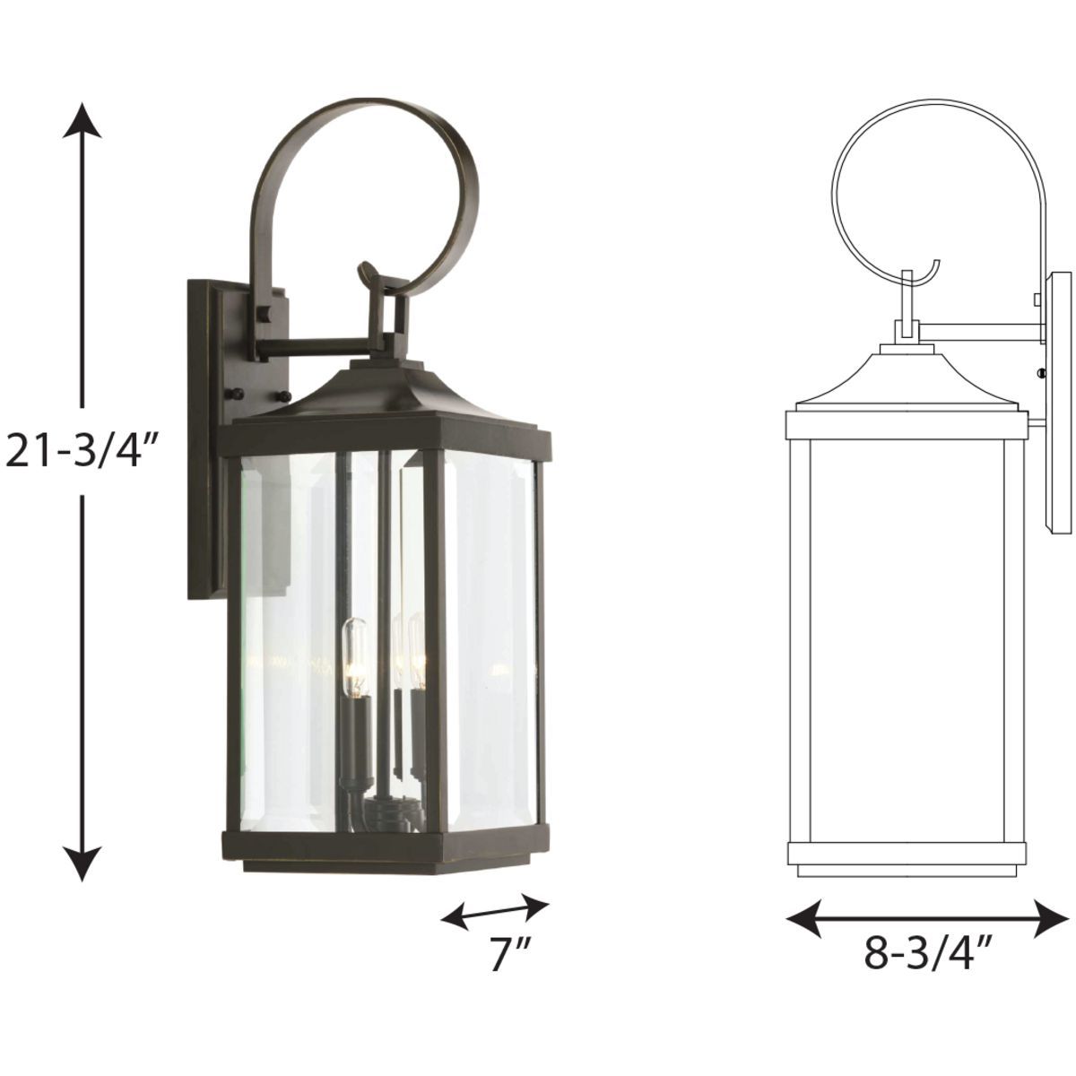 Gibbes Street Collection Two-Light Medium Wall Lantern