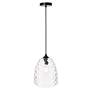 5_Gibson 1 Lt Black And Clear Glass Pendant more views