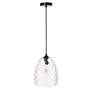 6_Gibson 1 Lt Black And Clear Glass Pendant more views