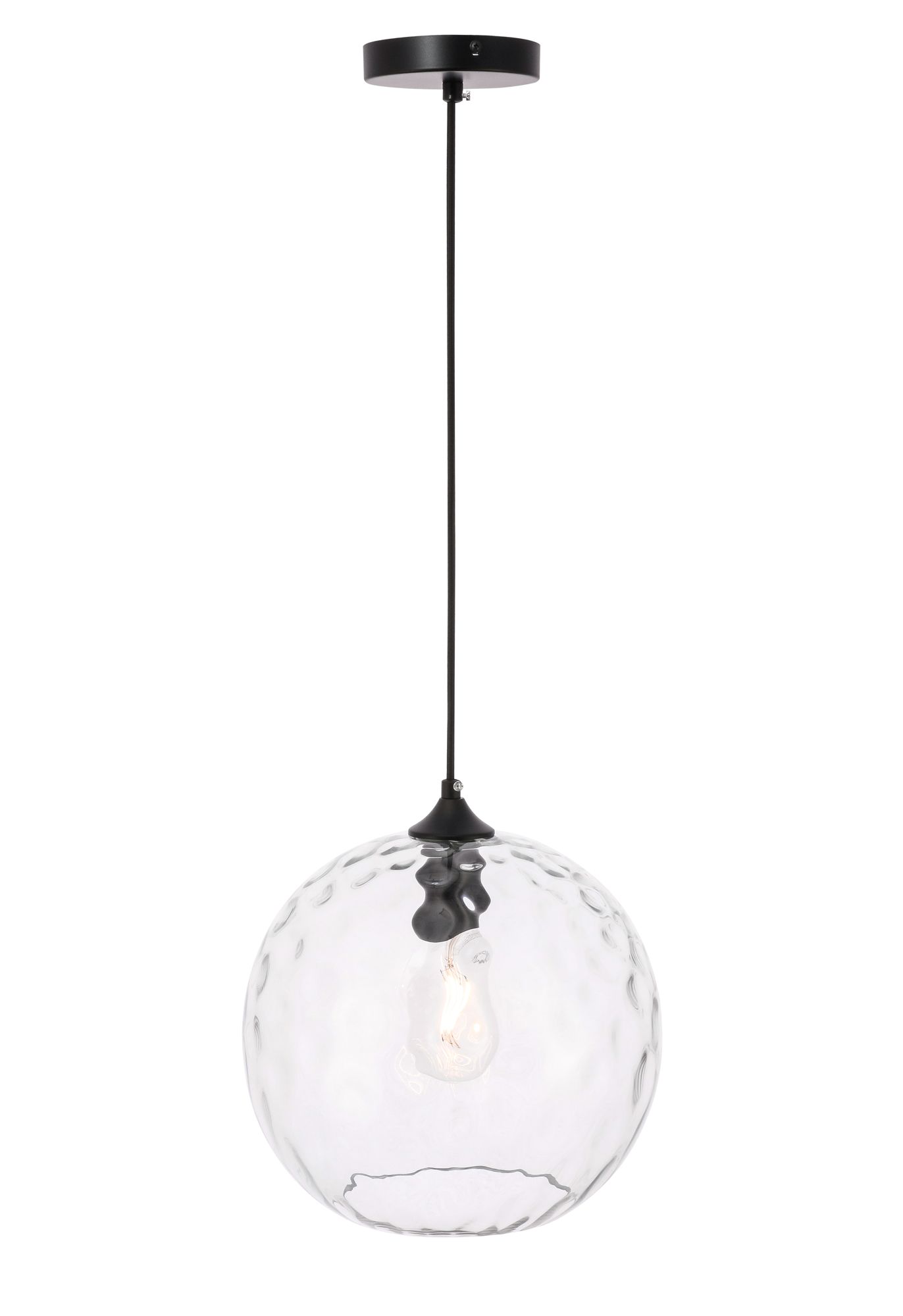 Image 7 Gibson 11 3/4" Wide Black Sphere Mini Pendant more views