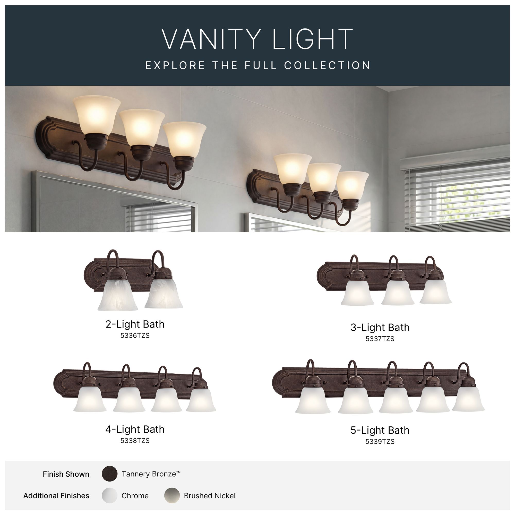 Gibson 30"W Tannery Bronze 4-Light Vanity Bath Light