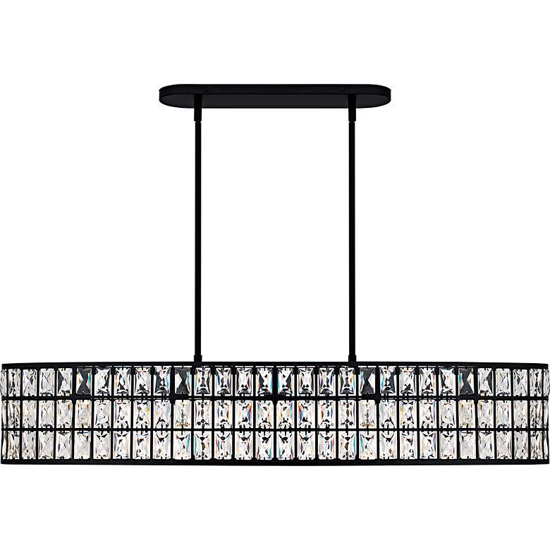Image 3 Gibson 5-Light Matte Black Linear Chandelier more views