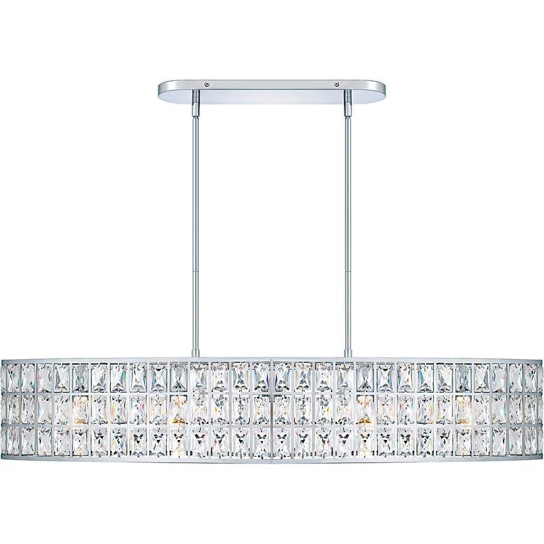 Image 3 Gibson 5-Light Polished Chrome Linear Chandelier more views