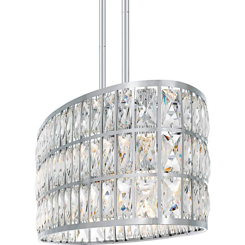 Image 5 Gibson 5-Light Polished Chrome Linear Chandelier more views