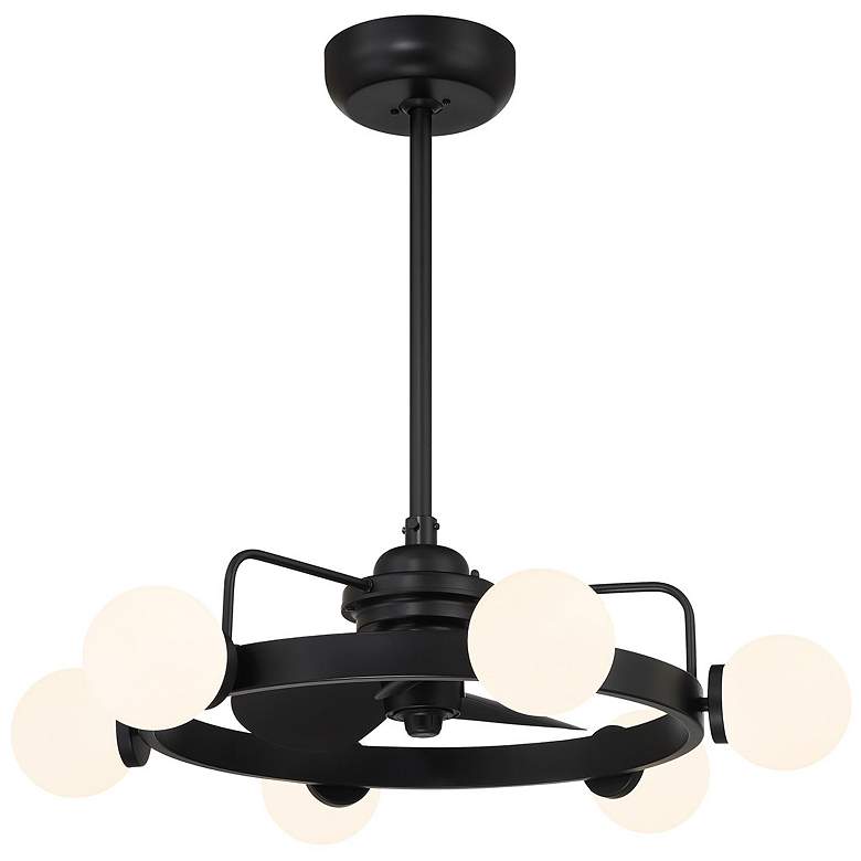 Image 3 Gibson 7-Light Fan D'Lier in Matte Black more views