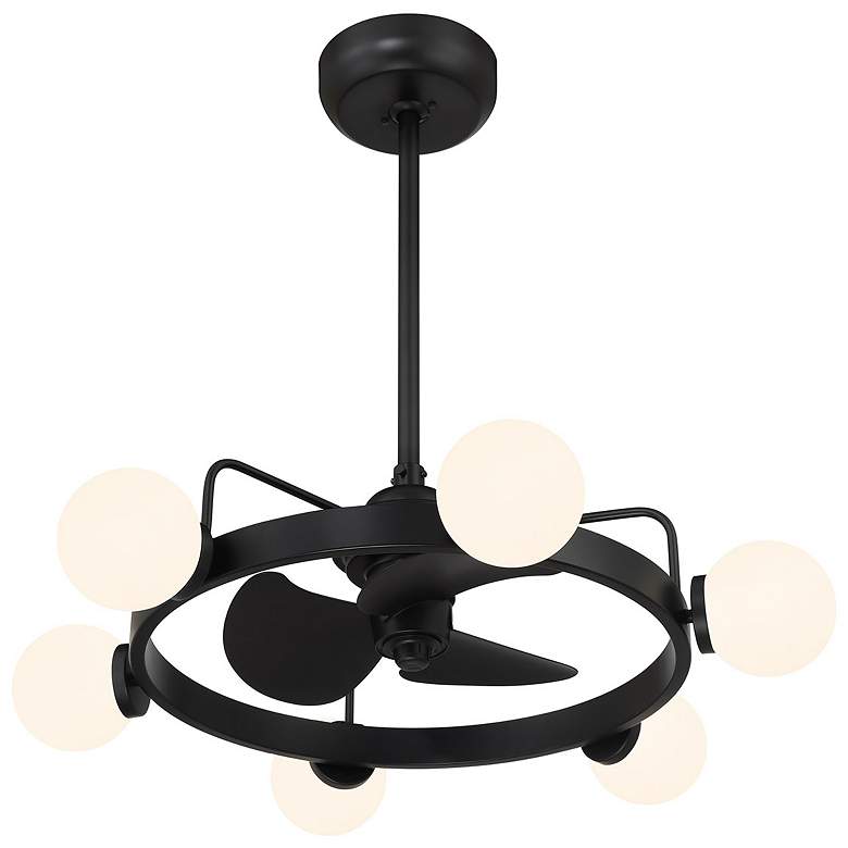 Image 4 Gibson 7-Light Fan D'Lier in Matte Black more views