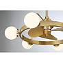 6_Gibson 7-Light Fan D'Lier in Warm Brass more views