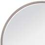 Gibson Champagne Metal 36" Round Wall Mirror