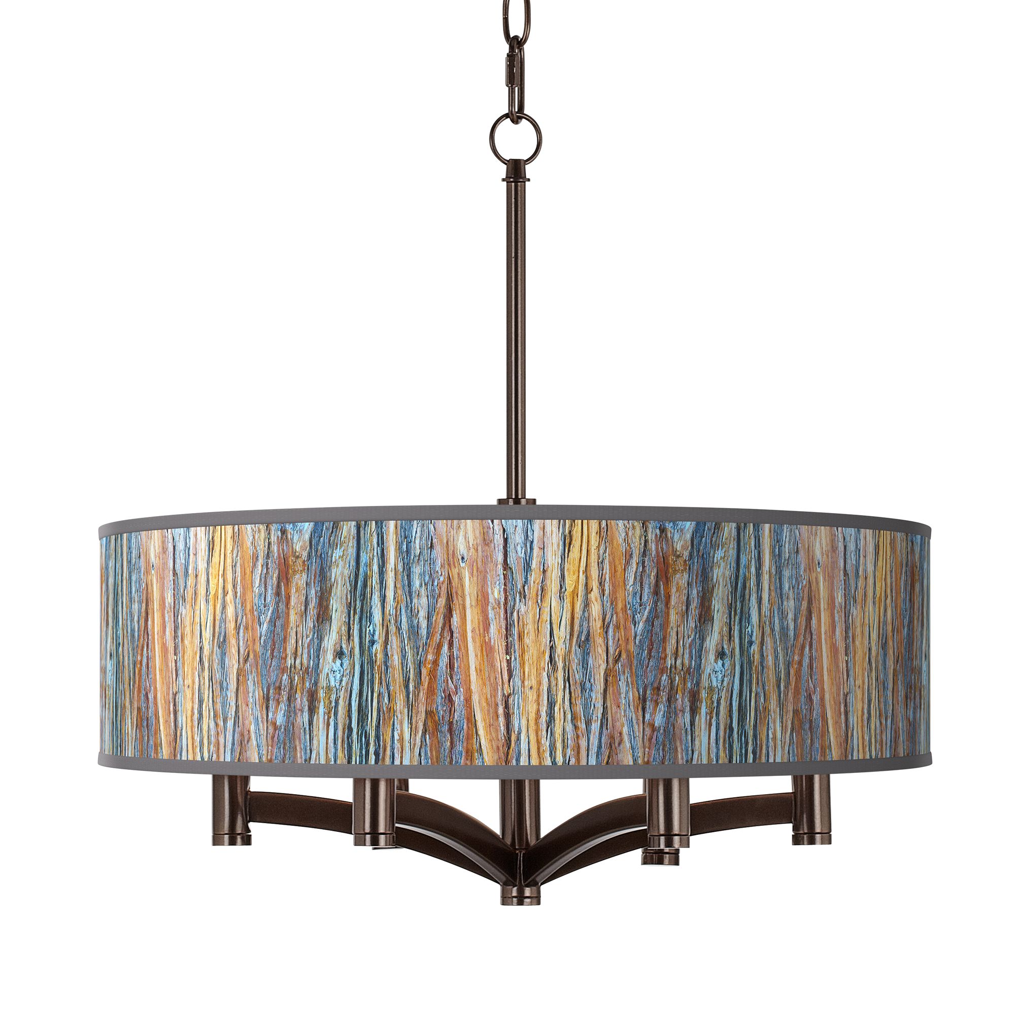 Giclee Art GICLEE GLOW 6LT PENDANT Bronze Collection
