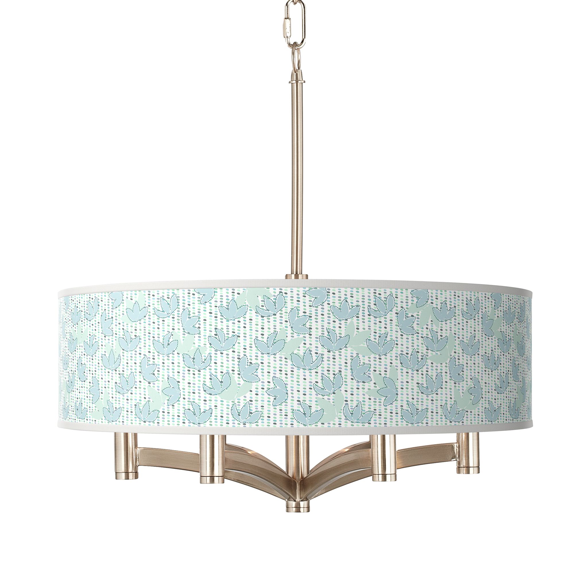 Giclee Art GICLEE GLOW 6LT PENDANT Brushed Nickel Collection