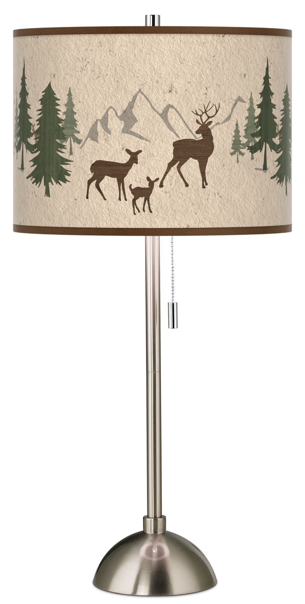Giclee Art GICLEE GLOW DOME LAMP Brushed Nickel Collection