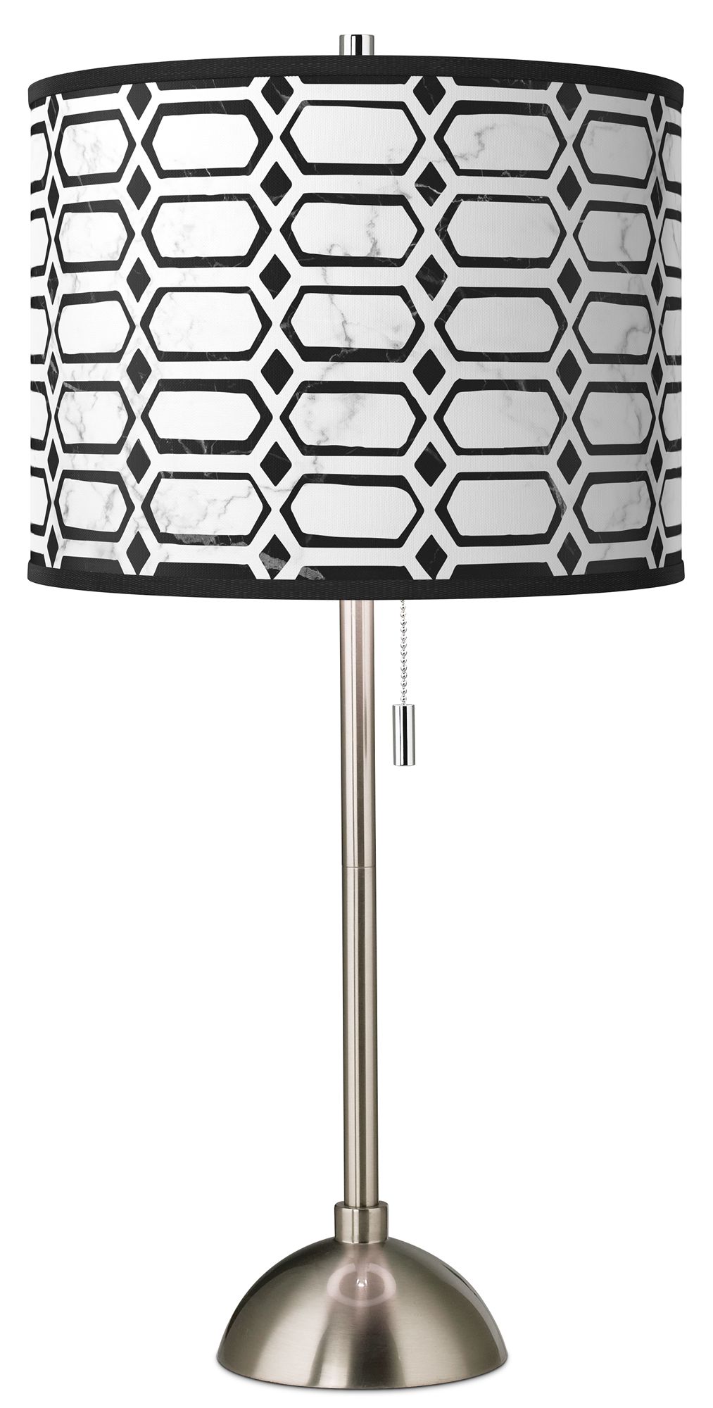 Giclee Art GICLEE GLOW DOME LAMP Brushed Nickel Collection