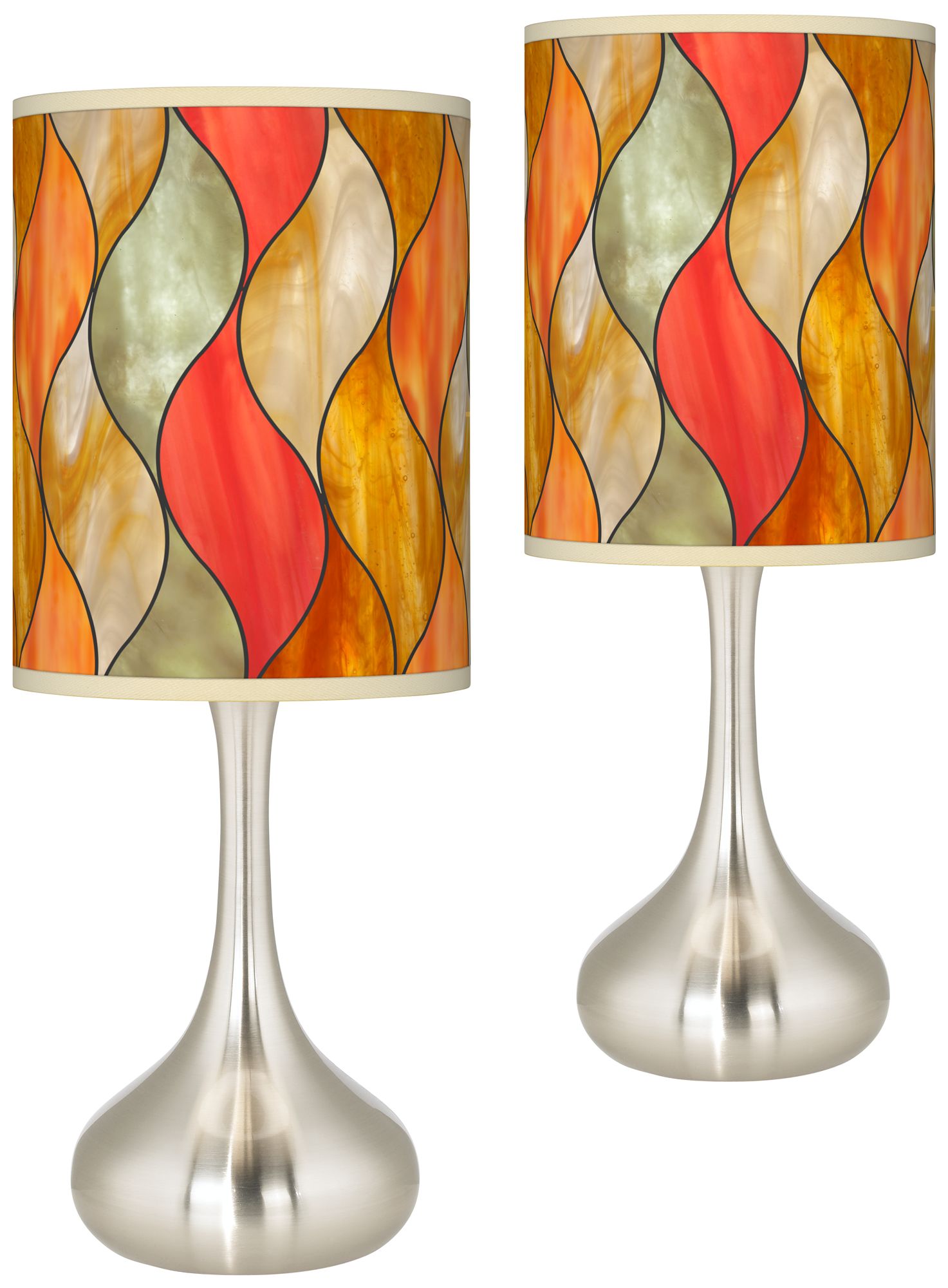 Giclee Art GICLEE GLOW DROPLET Brushed Nickel Collection