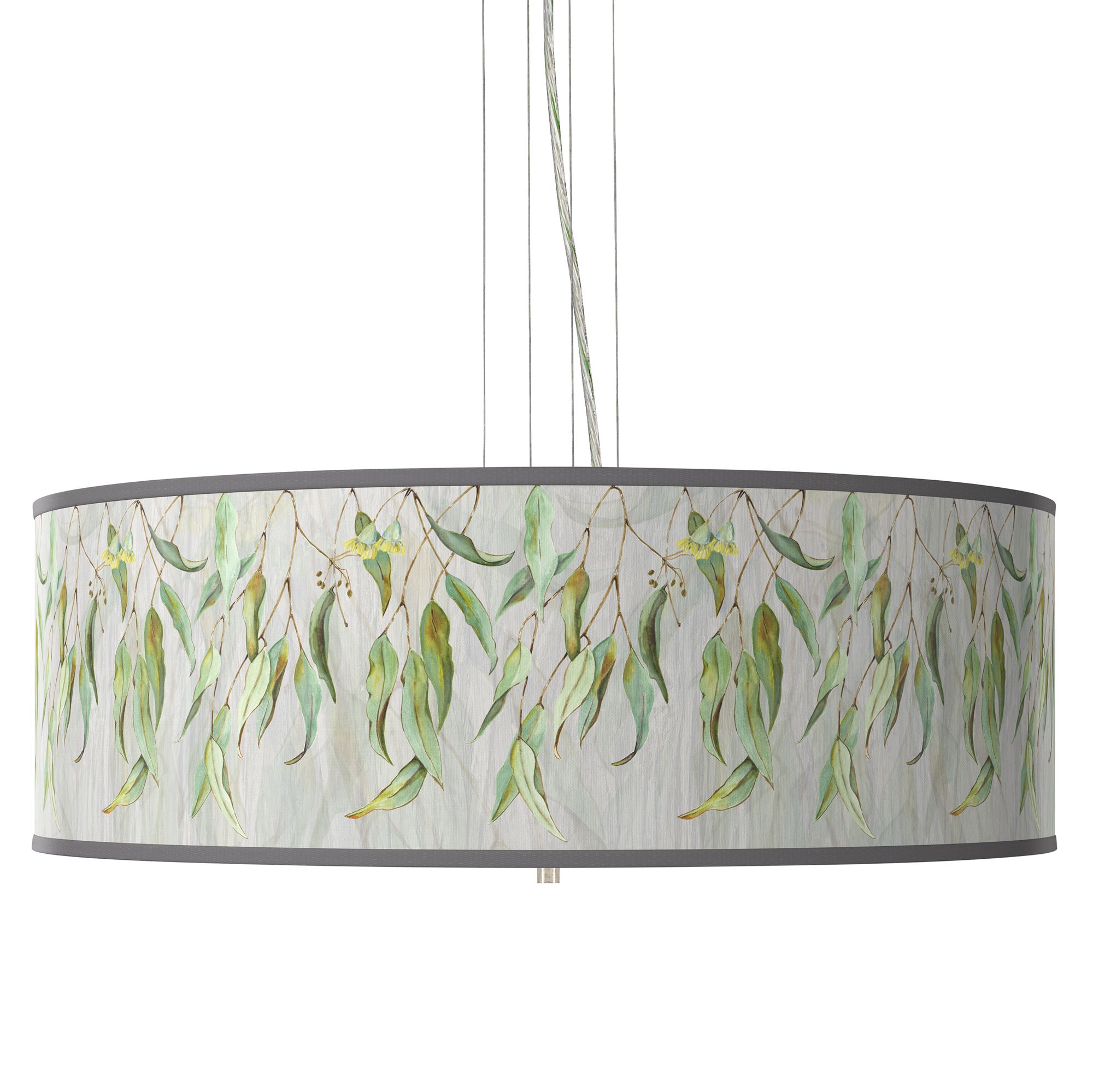 Giclee Art GICLEE GLOW DRUM PENDANT Brushed Nickel Collection