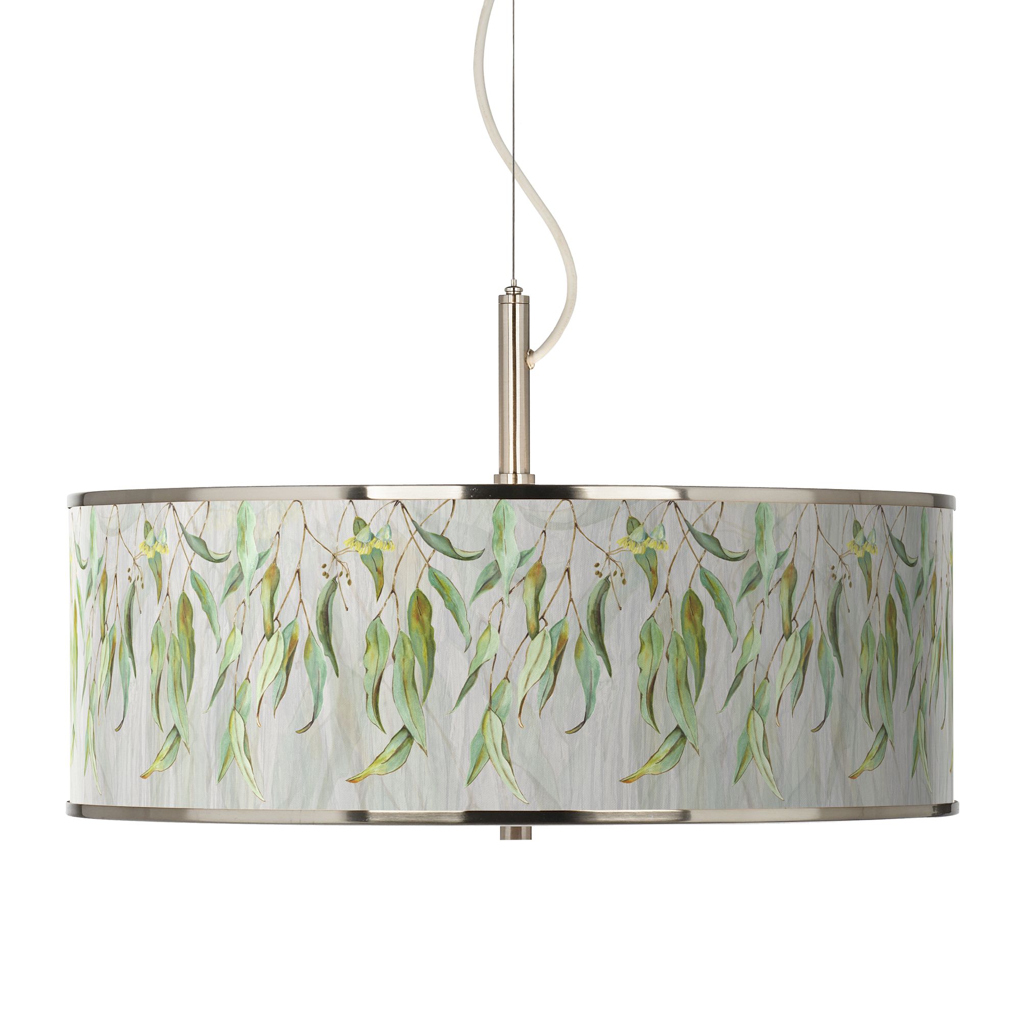 Giclee Art GICLEE GLOW DRUM PENDANT Brushed Nickel Collection