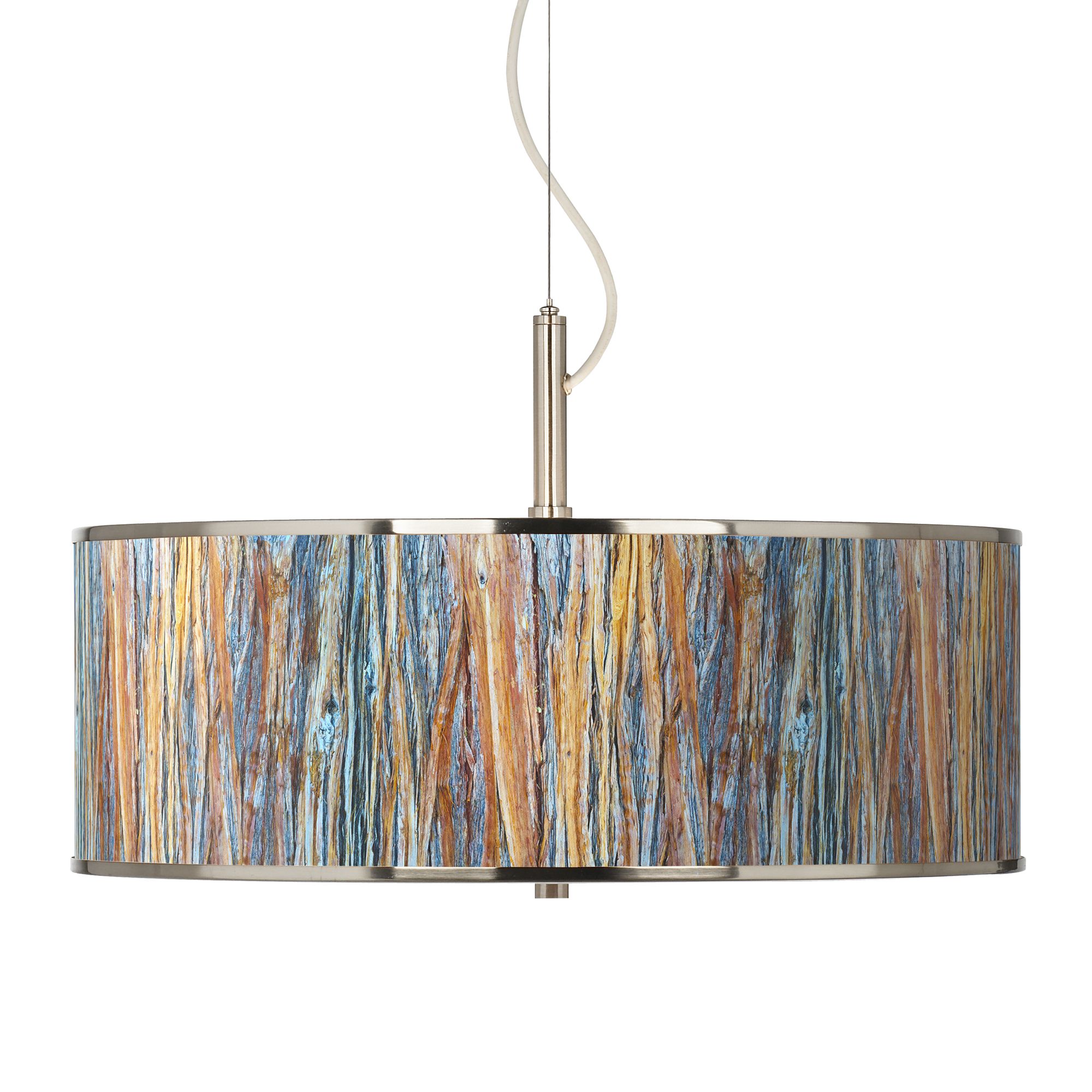 Giclee Art GICLEE GLOW DRUM PENDANT Brushed Nickel Collection