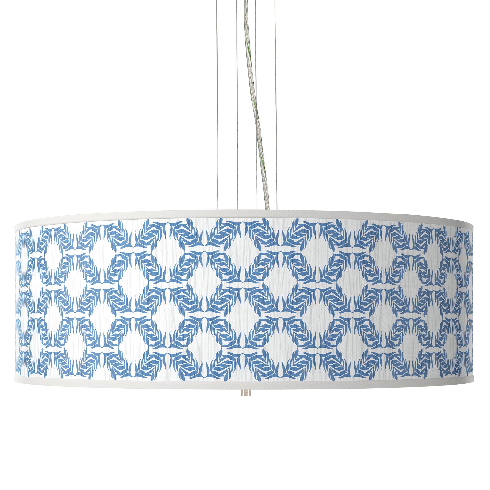 Giclee Art GICLEE GLOW DRUM PENDANT Brushed Nickel Collection