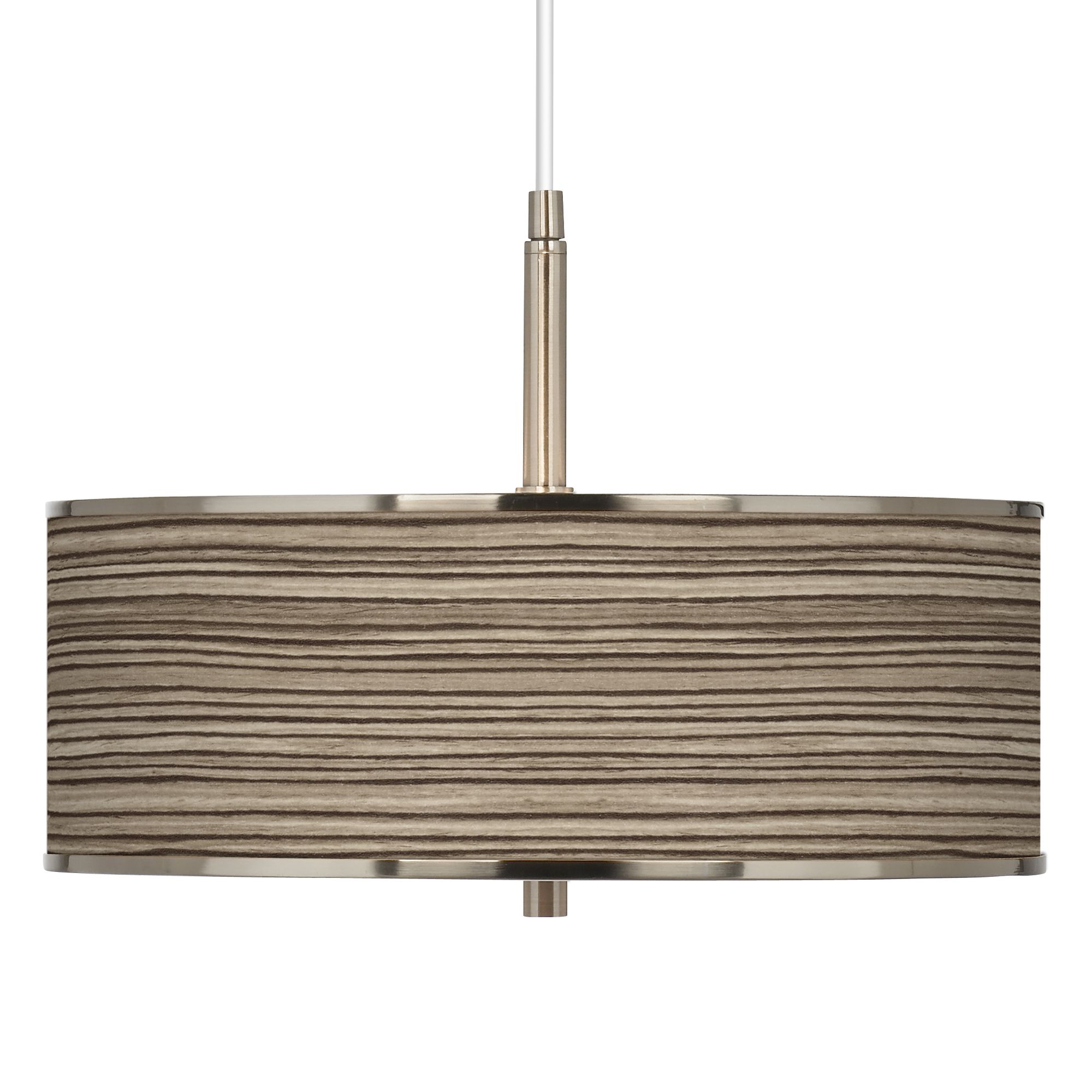 Giclee Art GICLEE GLOW DRUM PENDANT Brushed Nickel Collection