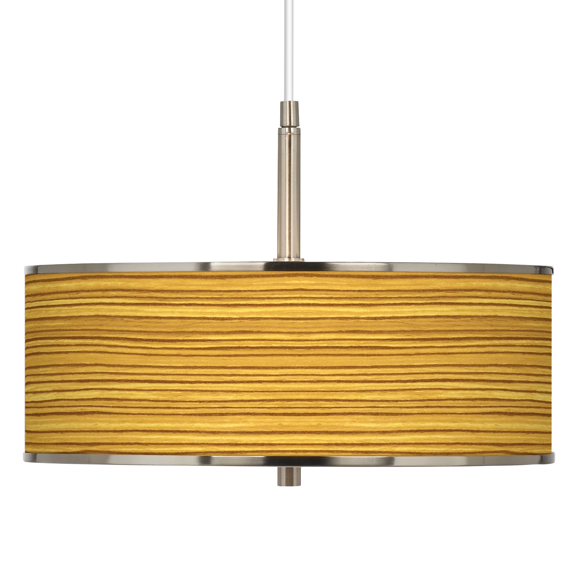 Giclee Art GICLEE GLOW DRUM PENDANT Brushed Nickel Collection