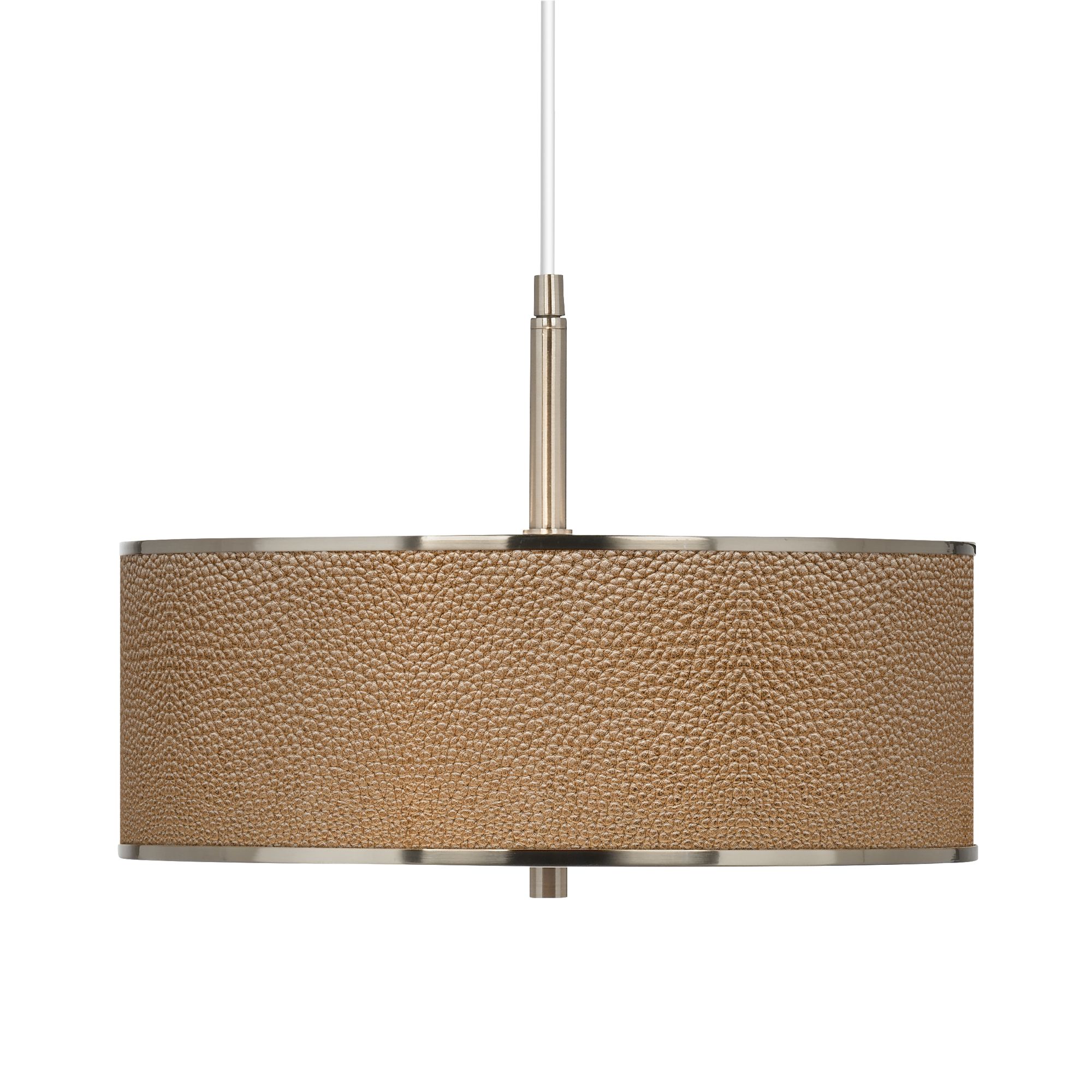 Giclee Art GICLEE GLOW DRUM PENDANT Brushed Nickel Collection