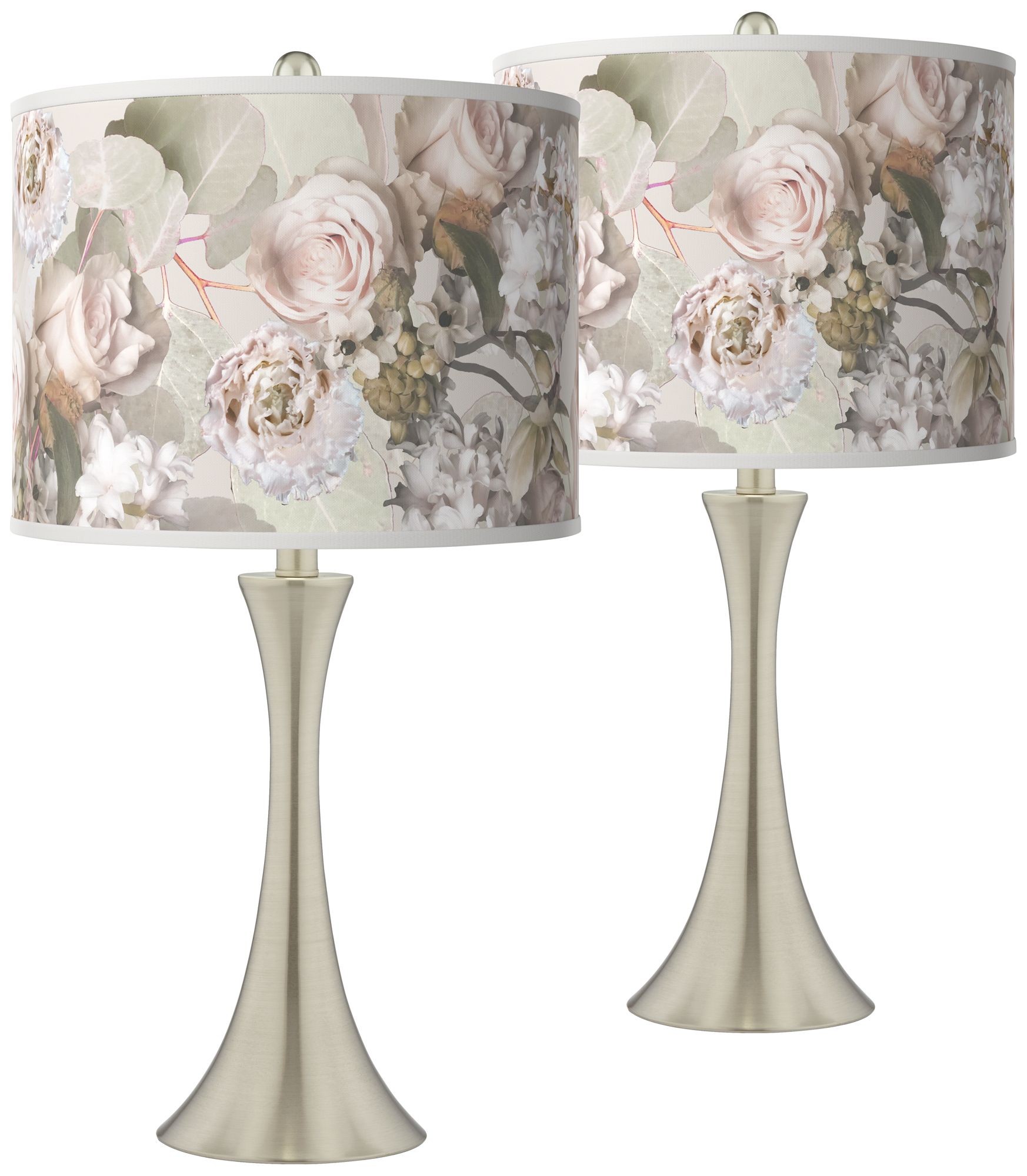 Giclee Art GICLEE GLOW FLARE LAMP Brushed Nickel Collection