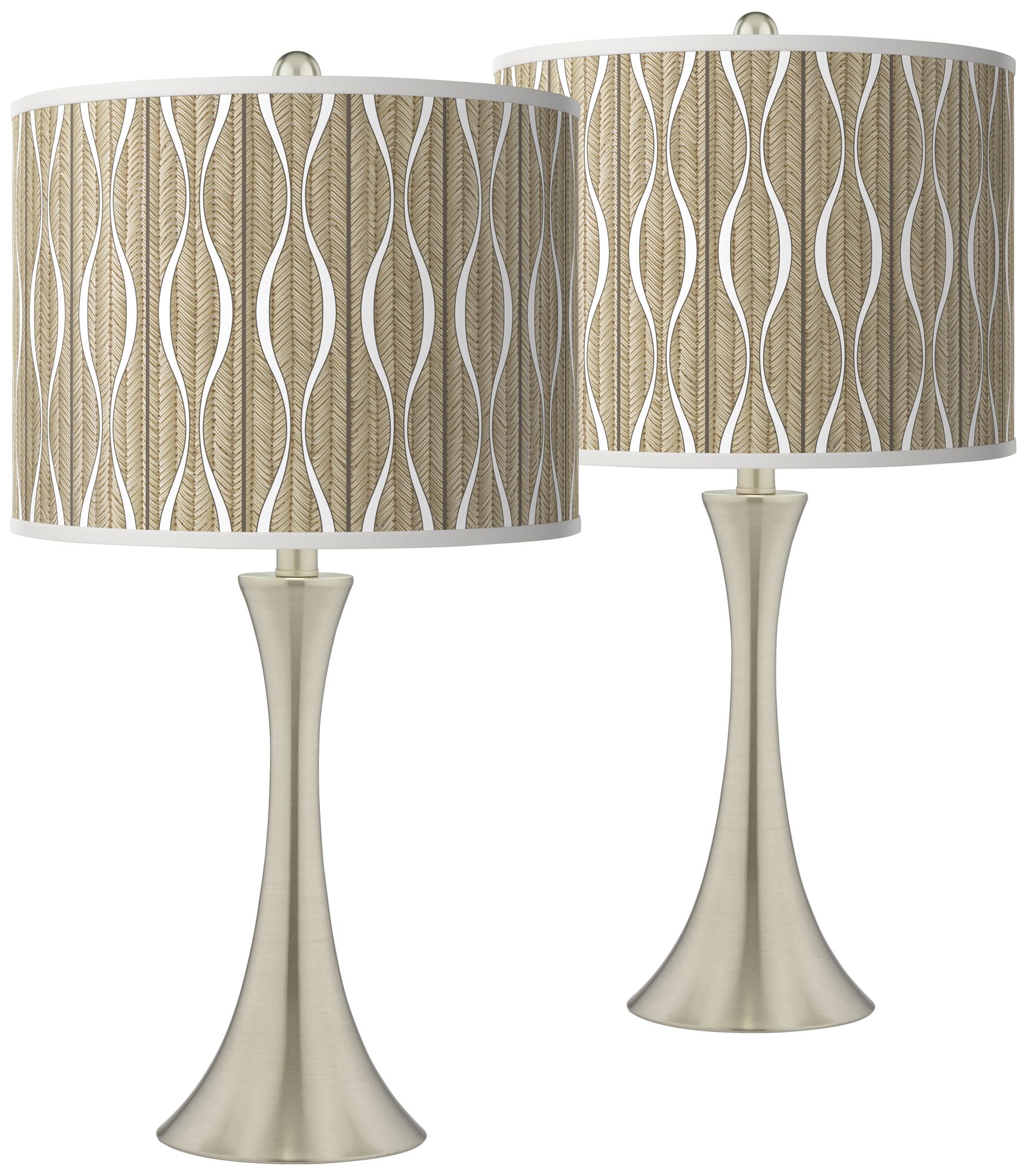 Giclee Art GICLEE GLOW FLARE LAMP Brushed Nickel Collection