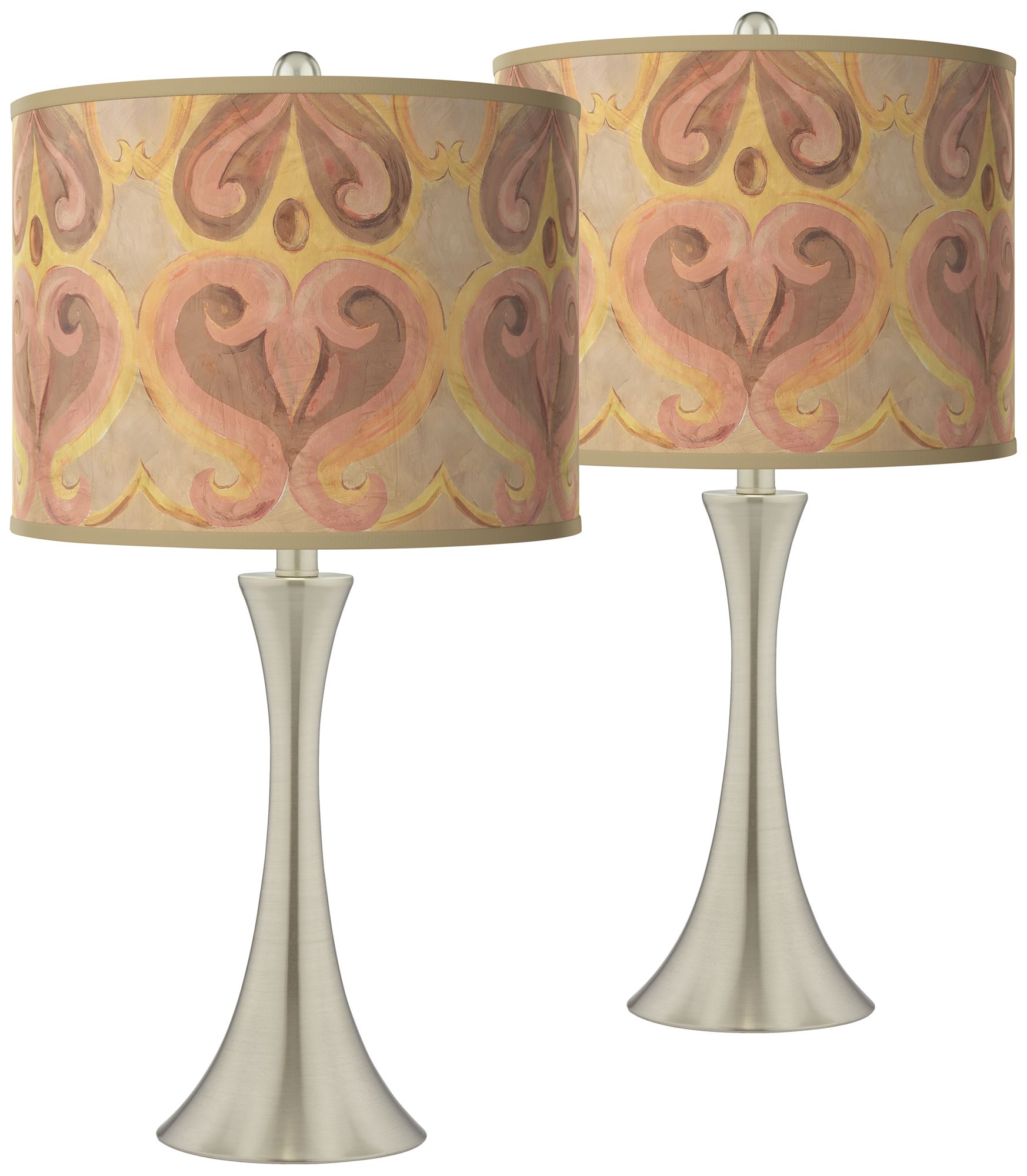 Giclee Art GICLEE GLOW FLARE LAMP Brushed Nickel Collection